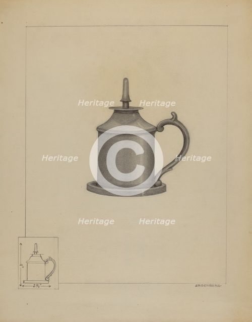 Spark Lamp, c. 1936. Creator: A. Zaidenberg.