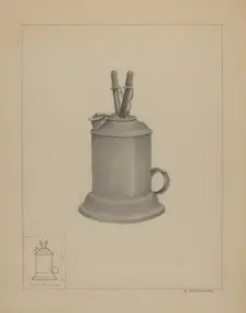 Spark Lamp, c. 1936. Creator: A. Zaidenberg