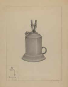 Spark Lamp, c. 1936. Creator: A. Zaidenberg