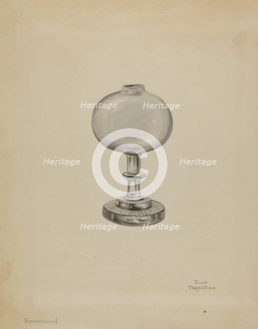 Spark Lamp, c. 1936. Creator: John Tarantino.