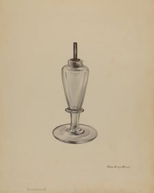 Spark Lamp, c. 1936. Creator: John Tarantino