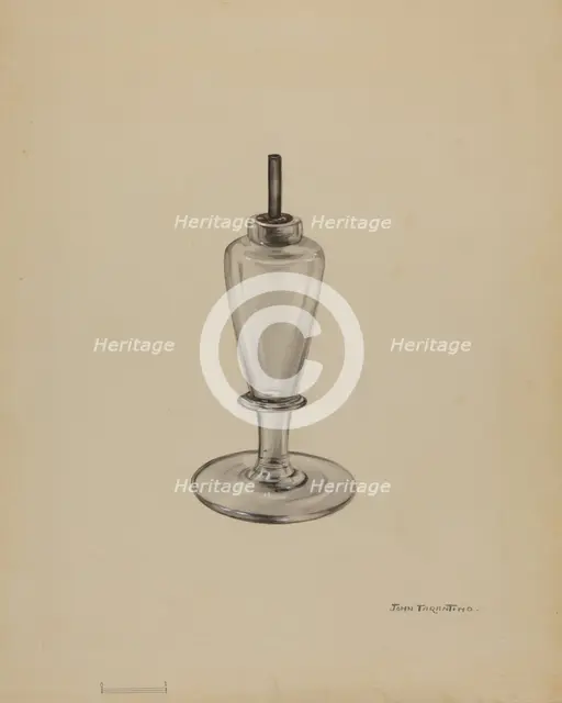 Spark Lamp, c. 1936. Creator: John Tarantino.