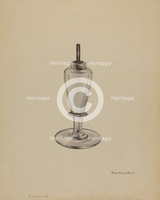 Spark Lamp, c. 1936. Creator: John Tarantino.