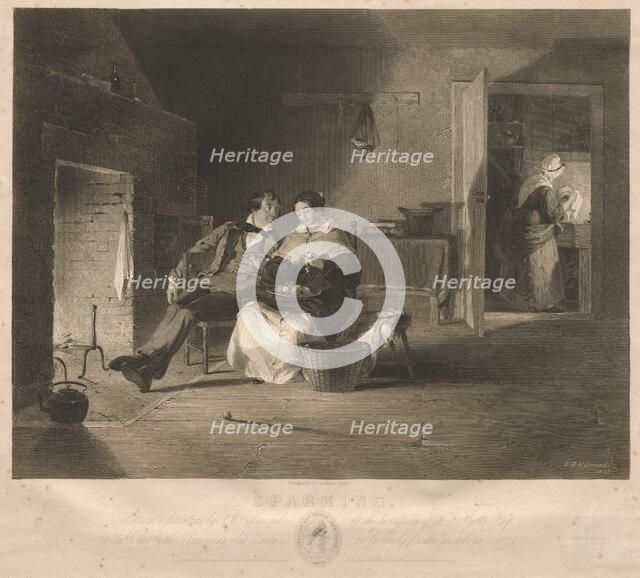 Sparking. Creator: Alfred Jones (American, 1819-1900).