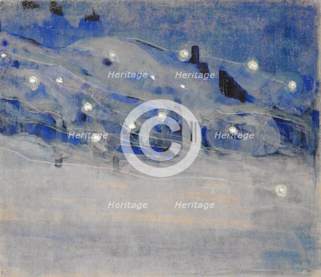 Sparks III, 1906. Creator: Ciurlionis, Mikalojus Konstantinas (1875-1911).