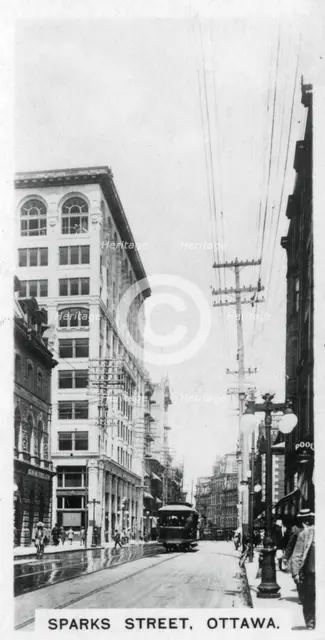 Sparks Street, Ottawa, Canada, c1920s. Artist: Unknown