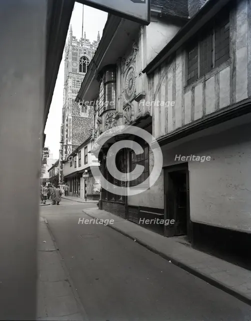 Sparrowe's House, Buttermarket, Ipswich, Suffolk, c1955.  Creator: Arthur Charles Kirby Ware.