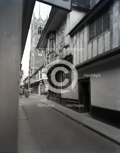 Sparrowe's House, Buttermarket, Ipswich, Suffolk, c1955.  Creator: Arthur Charles Kirby Ware.