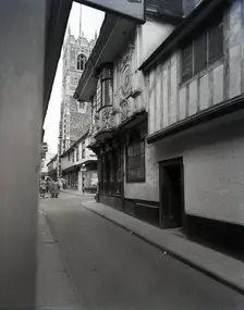 Sparrowe's House, Buttermarket, Ipswich, Suffolk, c1955. Creator: Arthur Charles Kirby Ware