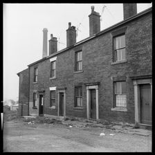Sparrow Street, Long Sight, Royton, Oldham, Greater Manchester, 1966-1974. Creator: Eileen Deste