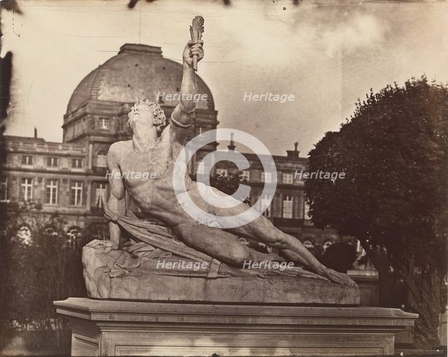 Spartan Soldier, 1859. Creator: Charles Nègre.