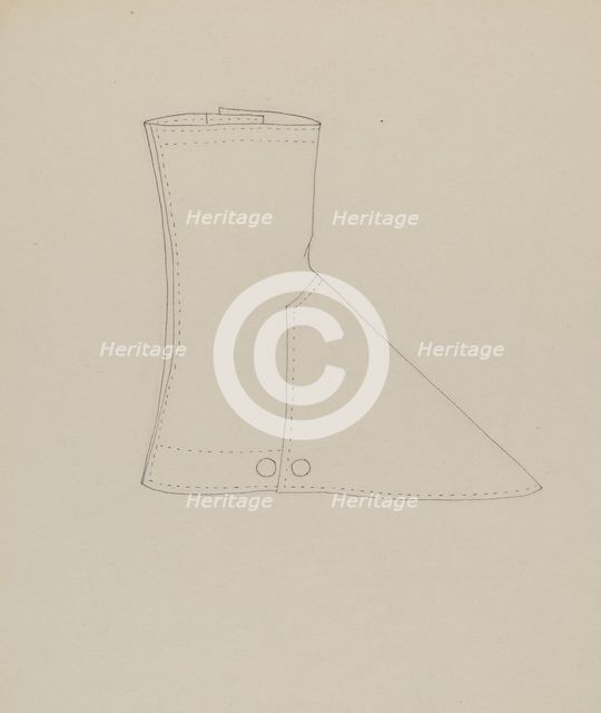 Spats or Gaiters, 1935/1942. Creator: Unknown.