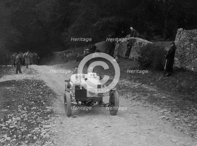 Special trials car competing in a motoring trial, Nailsworth Ladder, Gloucestershire, 1930s.. Artist: Bill Brunell.