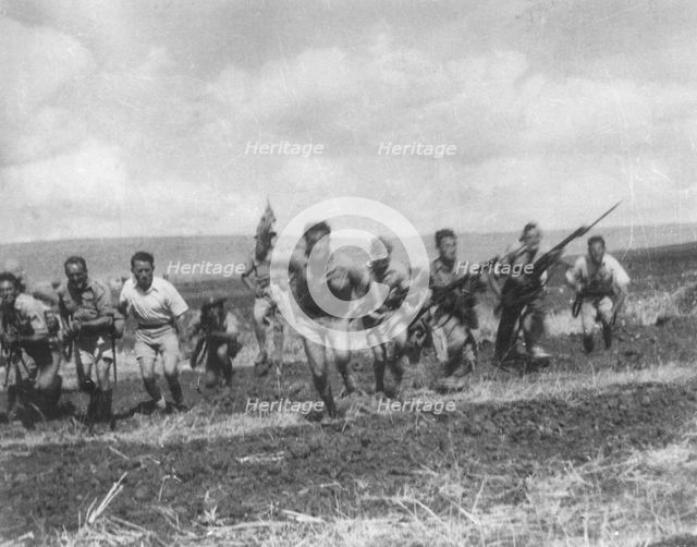 Special Night Squads training in Palestine, late 1930s. Creator: Unknown.