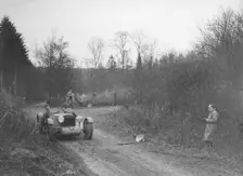Special open 2-seater competing in the Great West Motor Club Thatcher Trophy, 1938. Artist: Bill Brunell