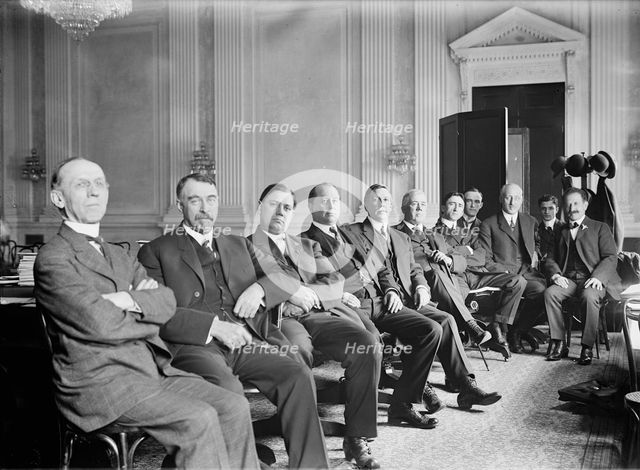 Special Subcommitte of Banking And Currency To Investigate 'Money Trusts,'..., 1912. Creator: Harris & Ewing.