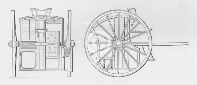 'Specification Drawings for Hansom's Cab, 1834', 1834, (1904). Artists: Joseph Hansom, Unknown.