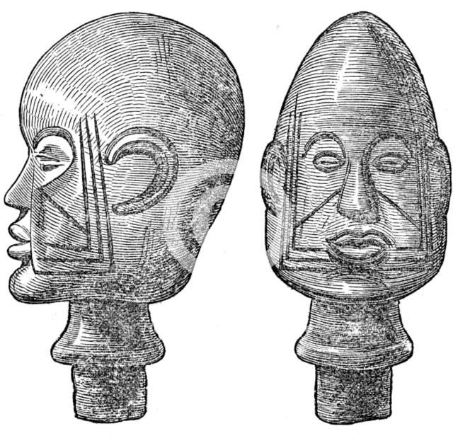Specimen of Ashantee sculpture, 1873. Creator: Unknown.
