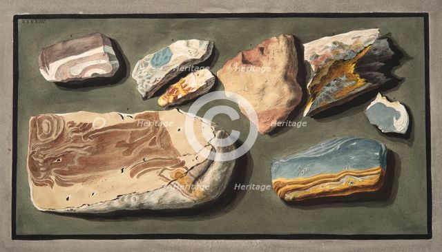 Specimens of a curious volcanic matter taken from a hollow road leading from Pisciarelli to the Solf