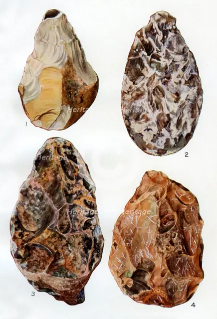 Specimens of patination in Britain, 1926. Artist: Unknown