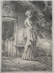 Specimens of Polyautgraphy: The Lost Apple, 1803. Creator: Thomas Stothard (British, 1755-1834)