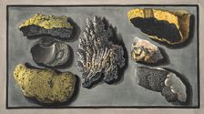 Specimens of volcanic matter found in the crater of Vesuvius, 1776