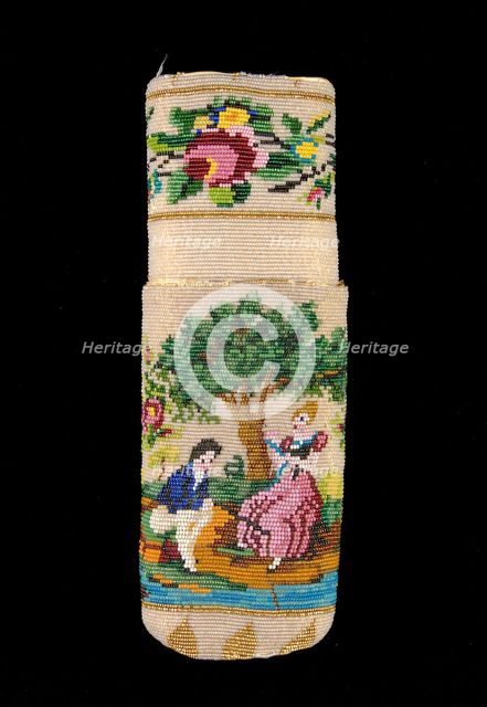 Spectacle case, American, 1830-60. Creator: Unknown.