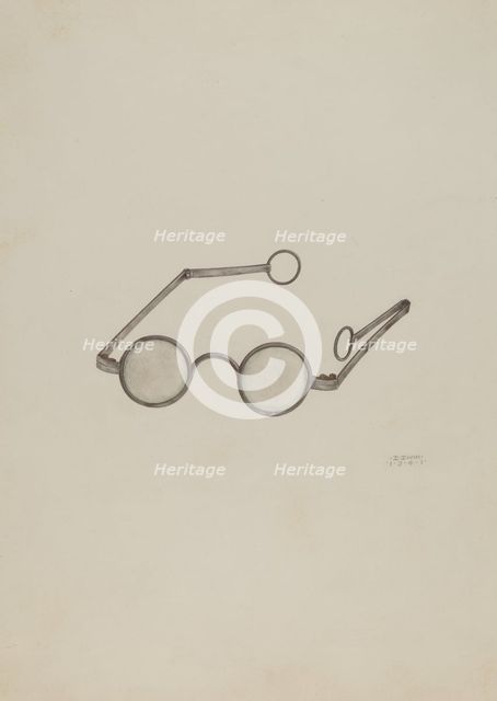 Spectacles, 1941. Creator: Dorothy Dwin.
