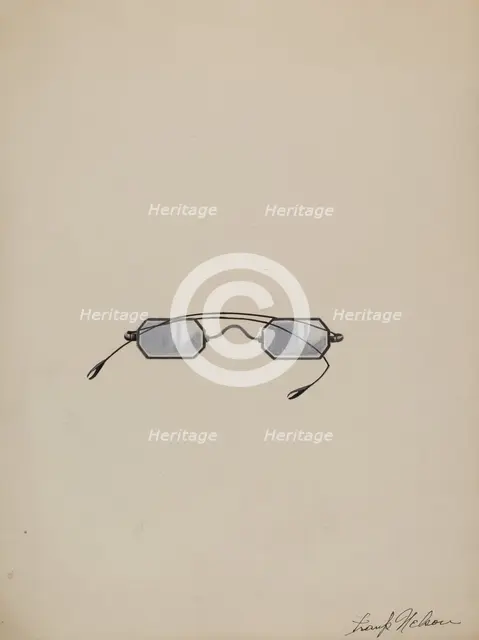 Spectacles, c. 1936. Creator: Frank Nelson.
