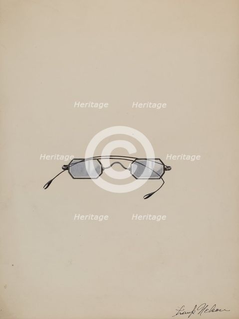 Spectacles, c. 1936. Creator: Frank Nelson.