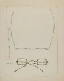 Spectacles, c. 1938. Creator: Cora Parker