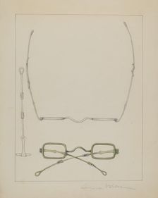 Spectacles, c. 1938. Creator: Cora Parker