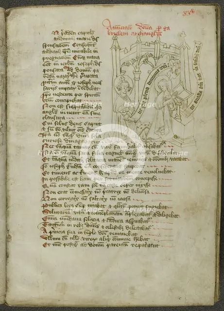 Speculum Humanae Salvationis, 1382/1406. Creator: Unknown.