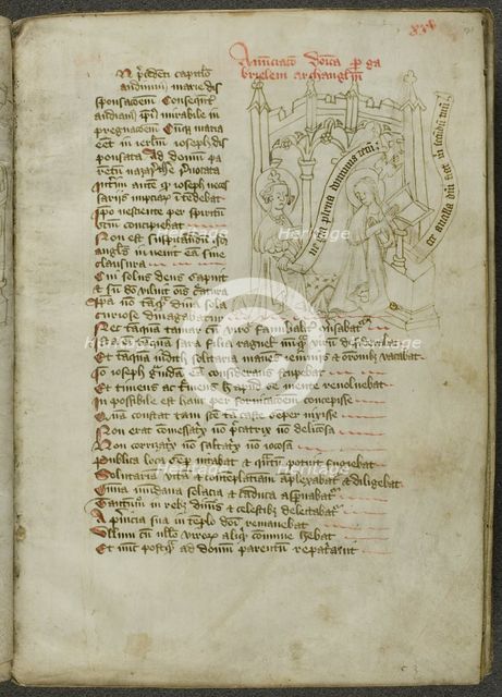 Speculum Humanae Salvationis, 1382/1406. Creator: Unknown.