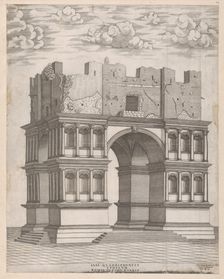 Speculum Romanae Magnificentiae: Temple of Janus, 1550., 1550. Creator: Anon