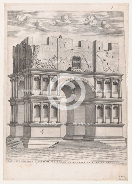 Speculum Romanae Magnificentiae: Temple of Janus, 1564., 1564. Creator: Anon.
