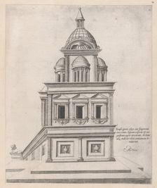 Speculum Romanae Magnificentiae: Temple near the Appian Way, 16th century., 16th century. Creator: Anon