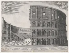 Speculum Romanae Magnificentiae: The Colosseum, 1581., 1581. Creator: Giovanni Ambrogio Brambilla