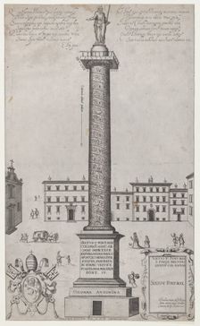 Speculum Romanae Magnificentiae: The Antonine Column, 1589., 1589. Creator: Anon
