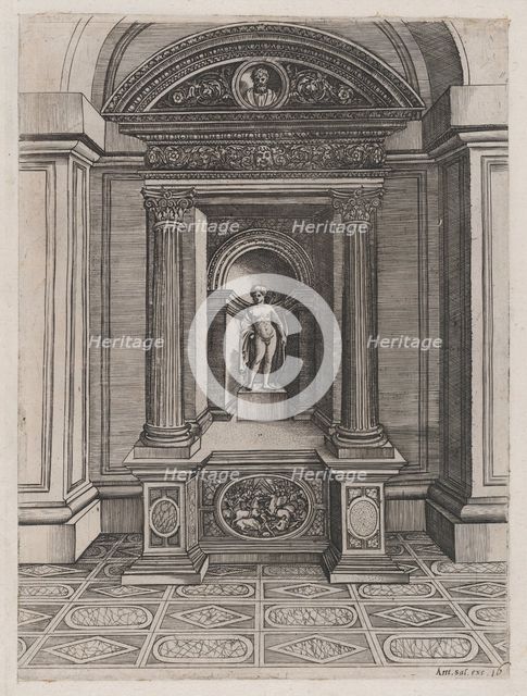 Speculum Romanae Magnificentiae: The Altar of Eros, ca. 1514-36., ca. 1514-36. Creator: Attributed to Agostino Veneziano.