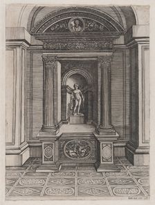 Speculum Romanae Magnificentiae: The Altar of Eros, ca. 1514-36., ca. 1514-36. Creator: Attributed to Agostino Veneziano