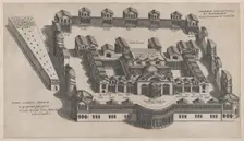 Speculum Romanae Magnificentiae: The Baths of Diocletian, 1582., 1582. Creator: Giovanni Ambrogio Brambilla