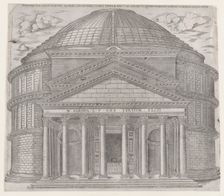Speculum Romanae Magnificentiae: The Pantheon, 16th century., 16th century. Creator: Anon