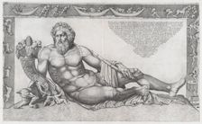 Speculum Romanae Magnificentiae: The Tiber, mid-16th century., mid-16th century. Creator: Nicolas Beatrizet