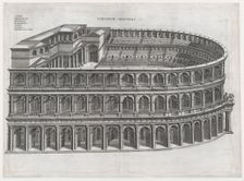 Speculum Romanae Magnificentiae: Theater of Marcellus, 16th century., 16th century. Creator: Anon