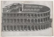 Speculum Romanae Magnificentiae: Theater of Marcellus, 16th century., 16th century. Creator: Anon