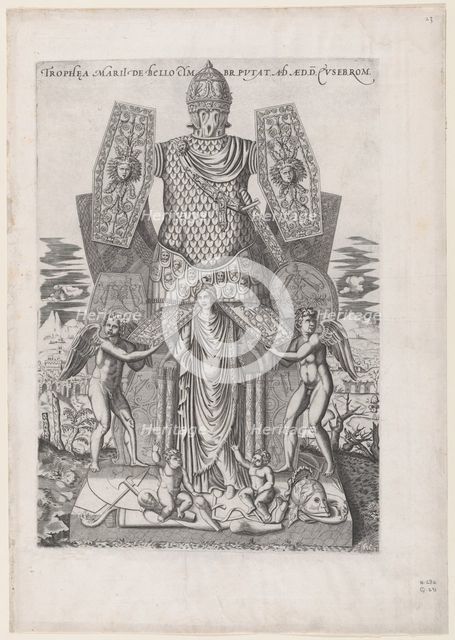 Speculum Romanae Magnificentiae: Trophies of Marius, 16th century., 16th century. Creator: Anon.