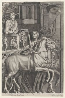 Speculum Romanae Magnificentiae: Triumph of Marcus Aurelius, 1583., 1583. Creator: Anon