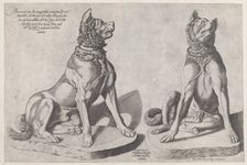 Speculum Romanae Magnificentiae: Two Dogs, 1558., 1558. Creator: Sebastiano di Re