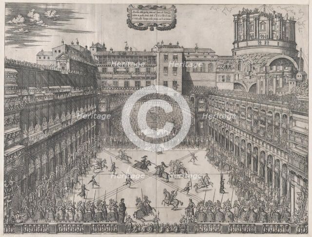 Speculum Romanae Magnificentiae: Vatican Tournament, 1565., 1565. Creator: Master HCB.
